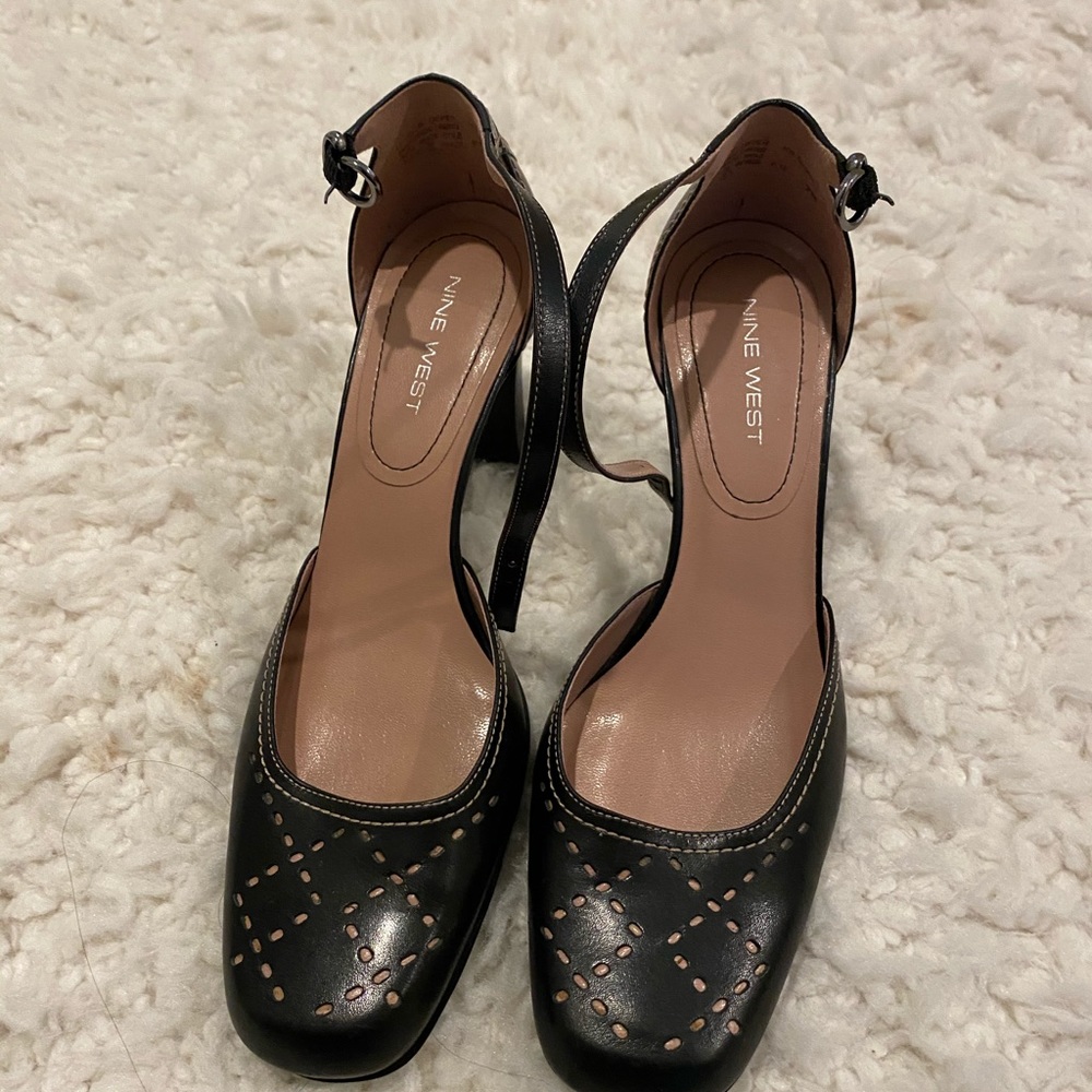 Nine West ankle strap heel
